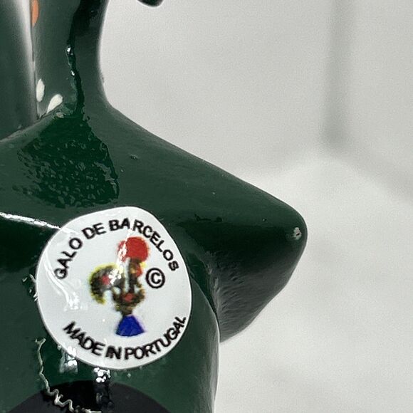 Vintage Portuguese The Rooster of Galo De Barcelos Wine Bottle Cork 4.5" - Picture 4 of 11